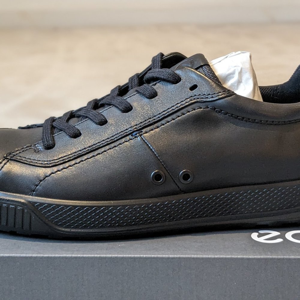 ecco byway black leather shoes
